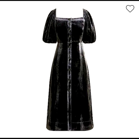 J. Crew Plus size Puff-sleeve velvet dress size 20 - Picture 1 of 7